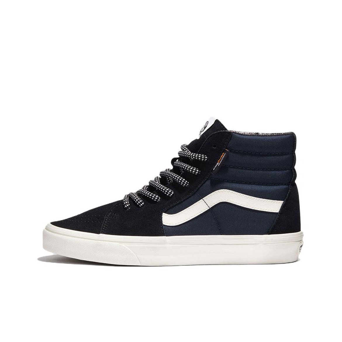 Vans Shoes Sk8-Hi - Vans SK8 HI ハイカットスケートボードシューズ ユニセックス ブルーブラック