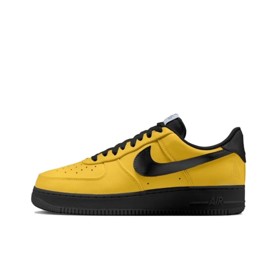 Nike Shoes Air Force 1 - ナイキ エアフォース1 耐摩耗性ロートップスケートボードシューズ ユニセックス イエローブラック IQ2713-700