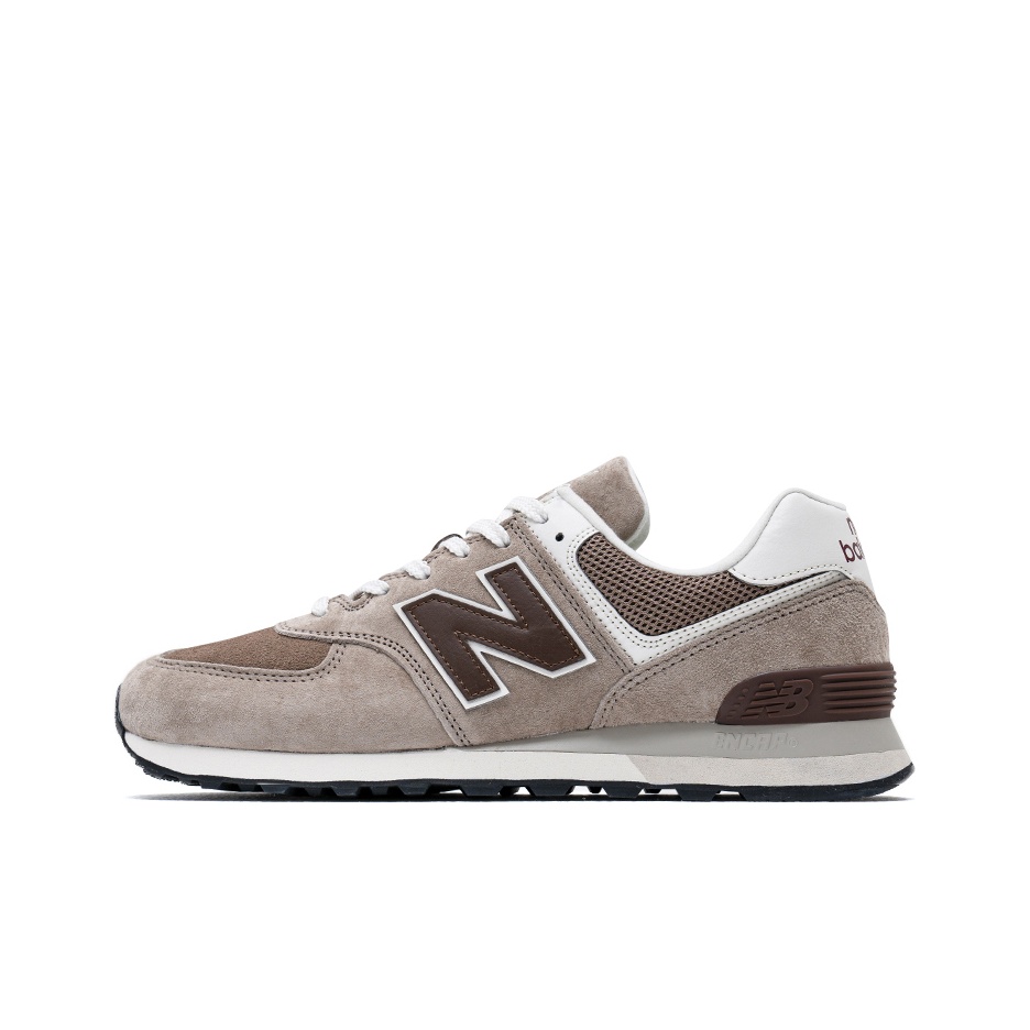 New Balance Shoes 574 - ニューバランス NB 574 カップル用レザーロートップランニングシューズ ユニセックス メイラードスタイル、ブラウン