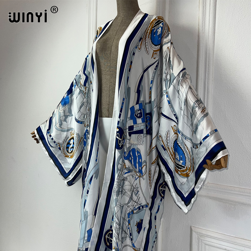 WINYI 着物夏カフタンビーチウェアカーディガンファッショ - Cover Up Kaftan のレビューと価格