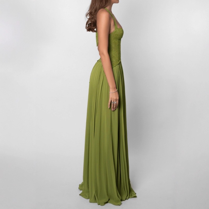 セクシーなローカットホルターネックマキシドレス、女性用バック - Maxi Dress Halter のレビューと価格