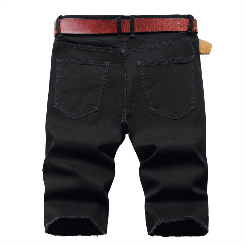 2026年夏 メンズ レッドローズ刺繍入りジーンズショーツ、 - Shorts Denim Frayed のレビューと価格